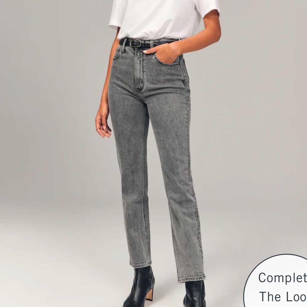Abercrombie ankle straight ultra high rise - Size 29